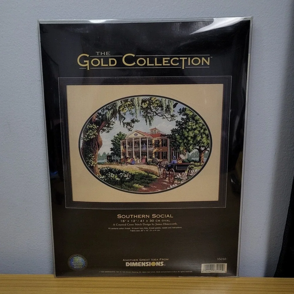Dimensions GOLD Cross Stitch Kit SOUTHERN SOCIAL #35010 by James Himsworth USA